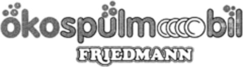 ökospülmobil FRIEDMANN Logo (DPMA, 08.09.1992)