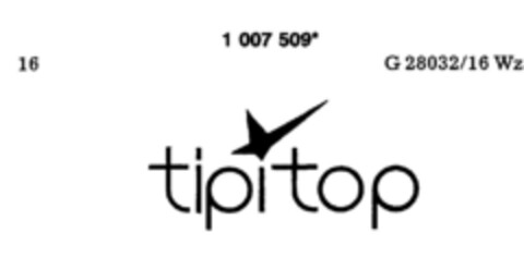 tipi top Logo (DPMA, 11.06.1980)