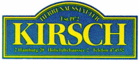 KIRSCH Logo (DPMA, 15.03.1975)