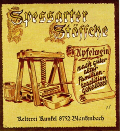 Spessarter Stöffche Logo (DPMA, 06/04/1980)