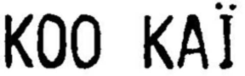 KOO KAI Logo (DPMA, 28.11.1986)