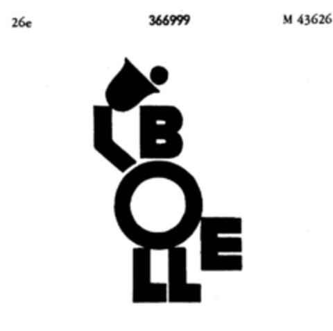 BOLLE Logo (DPMA, 10.12.1926)