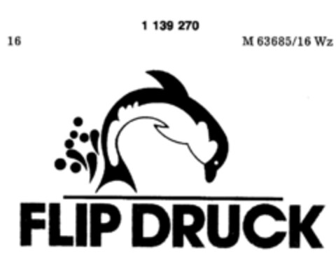 FLIP DRUCK Logo (DPMA, 27.09.1988)