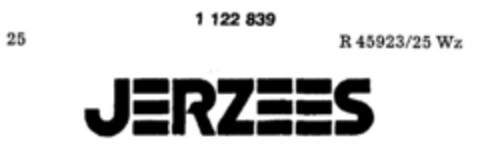 JERZEES Logo (DPMA, 20.10.1987)