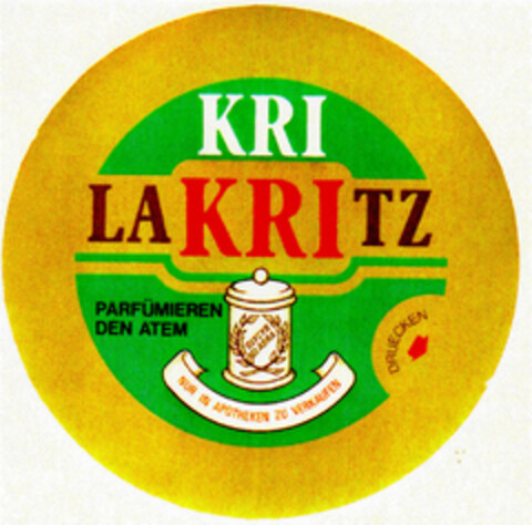 KRI LAKRITZ Logo (DPMA, 12.08.1985)