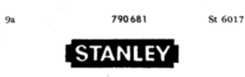 STANLEY Logo (DPMA, 12.03.1963)