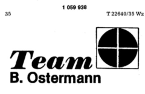 Team B. Ostermann Logo (DPMA, 06/18/1983)