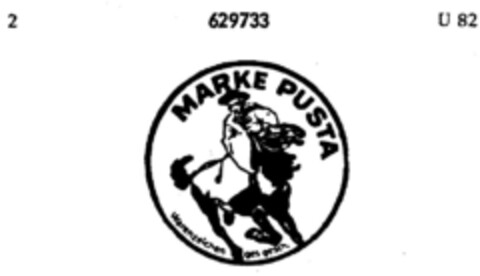 MARKE PUSTA Logo (DPMA, 04/03/1950)