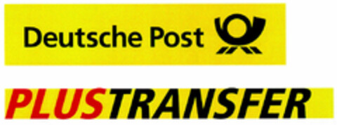 Deutsche Post PLUSTRANSFER Logo (DPMA, 23.03.2001)