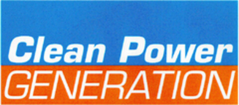 Clean Power GENERATION Logo (DPMA, 04/27/2001)