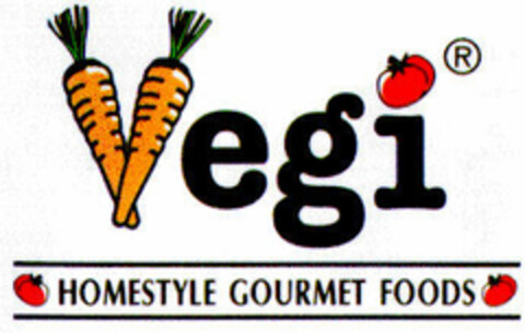 Vegi HOMESTYLE GOURMET FOODS Logo (DPMA, 27.09.2001)