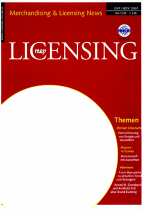 mep LICENSING Logo (DPMA, 11.12.2001)