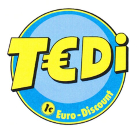 T€Di 1€ Euro-Discount Logo (DPMA, 04/30/2010)