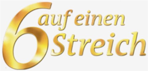 6 auf einen Streich Logo (DPMA, 22.11.2012)