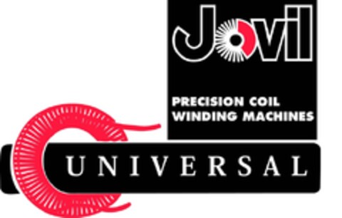 Jovil PRECISION COIL WINDING MACHINES UNIVERSAL Logo (DPMA, 12.12.2014)