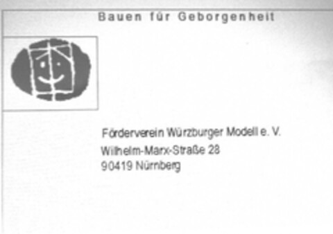 Bauen für Geborgenheit Förderverein Würzburger Modell e. V. Logo (DPMA, 16.07.2014)
