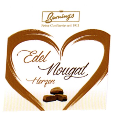 Berning's Edel Nougat Herzen Logo (DPMA, 03/19/2014)