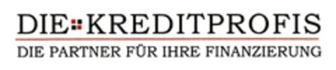 DIE KREDITPROFIS DIE PARTNER FÜR IHRE FINANZIERUNG Logo (DPMA, 17.08.2015)