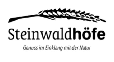 Steinwaldhöfe Genuss im Einklang mit der Natur Logo (DPMA, 22.03.2017)