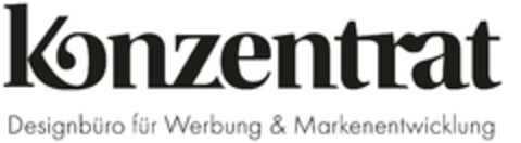 konzentrat Designbüro für Werbung & Markenentwicklung Logo (DPMA, 11.01.2019)