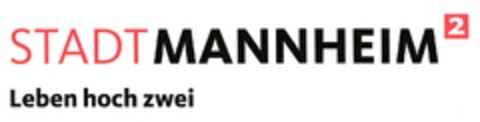 STADT MANNHEIM2 Leben hoch zwei Logo (DPMA, 12/21/2002)