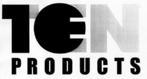 TEN PRODUCTS Logo (DPMA, 21.02.2003)