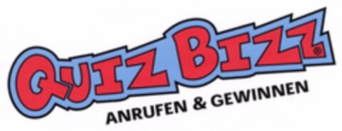 QUIZ BIZZ ANRUFEN & GEWINNEN Logo (DPMA, 12.03.2003)