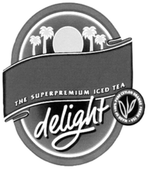 THE SUPERPREMIUM ICED TEA delight Logo (DPMA, 16.02.2007)