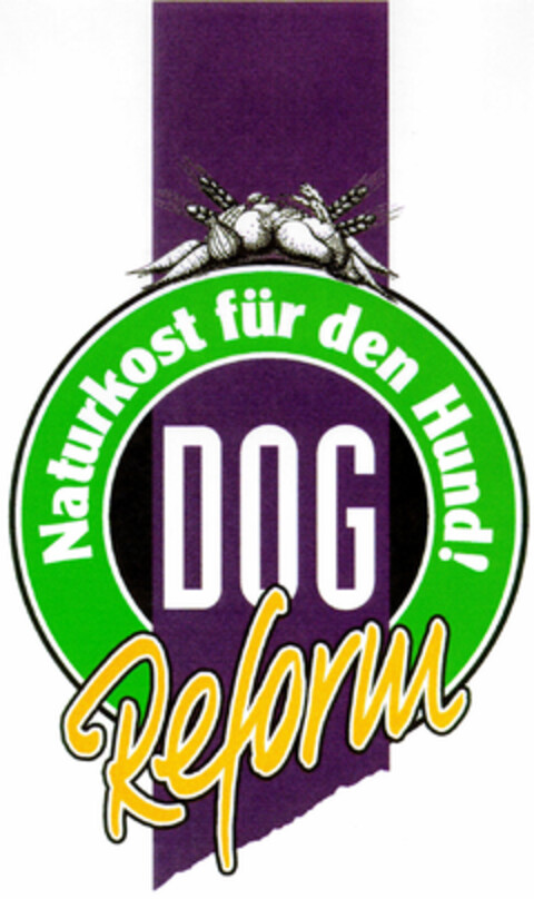 DOG Reform Naturkost für den Hund! Logo (DPMA, 07/11/1996)