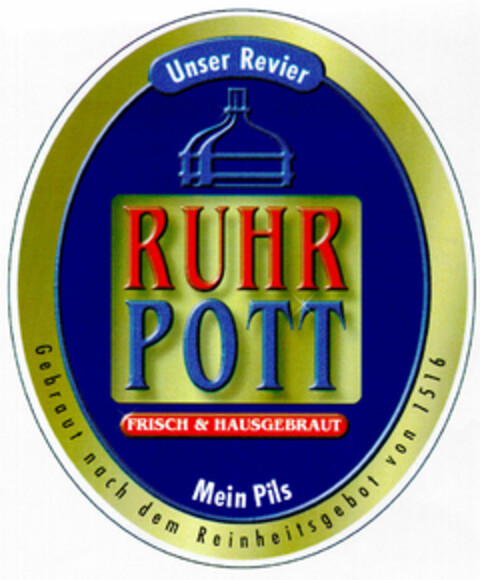 Unser Revier RUHR POTT Logo (DPMA, 12/05/1997)