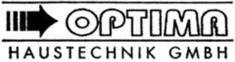 OPTIMA HAUSTECHNIK GMBH Logo (DPMA, 22.12.1997)