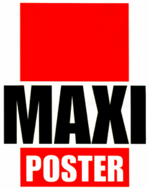 MAXI POSTER Logo (DPMA, 02.10.1998)