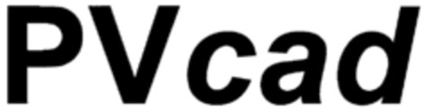 PVcad Logo (DPMA, 10/31/1998)