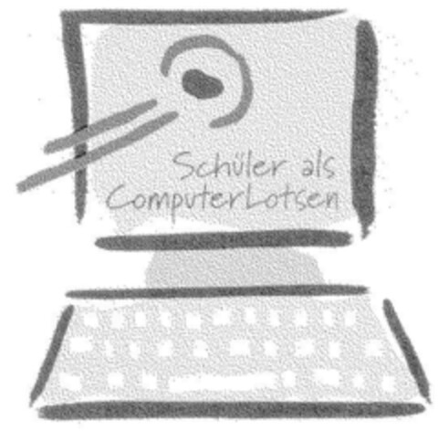 Schüler als ComputerLotsen Logo (DPMA, 21.10.1999)