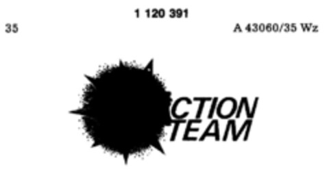 ACTION TEAM Logo (DPMA, 27.06.1987)