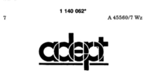 adept Logo (DPMA, 09.12.1988)