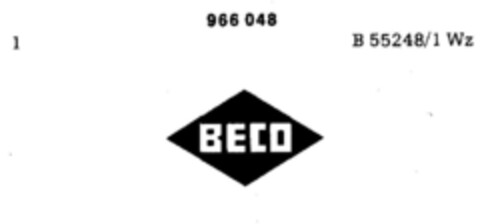 BECO Logo (DPMA, 26.11.1975)