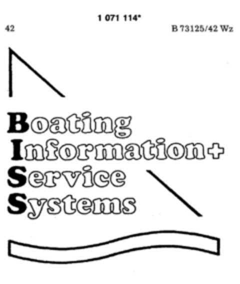 Boating Informatian+ Service Systems Logo (DPMA, 23.09.1983)