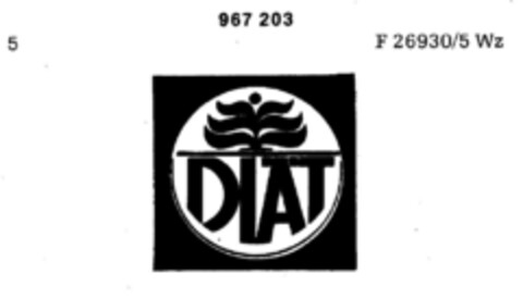 DIÄT Logo (DPMA, 10/21/1976)