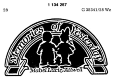 Memories of Yesterday Mabel Lucie Attwell Logo (DPMA, 09.03.1988)