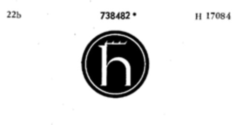 h Logo (DPMA, 17.11.1959)
