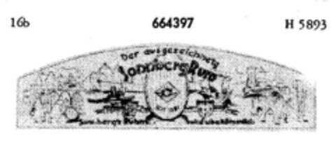 Der ausgezeichnete Sonnberg Rum Logo (DPMA, 03/12/1953)