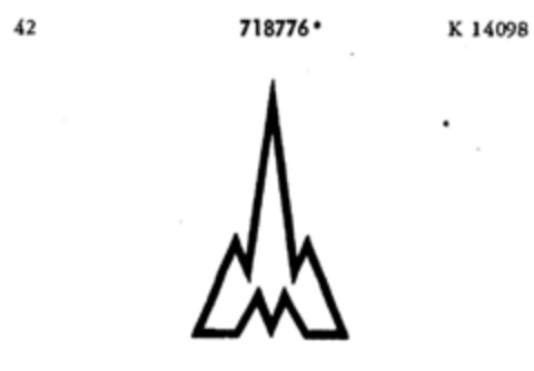 718776 Logo (DPMA, 07.12.1957)