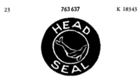 HEAD SEAL Logo (DPMA, 17.01.1961)