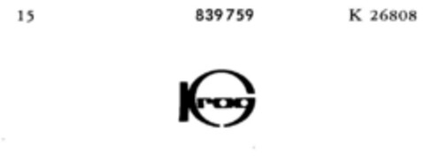 Krog Logo (DPMA, 01/23/1967)