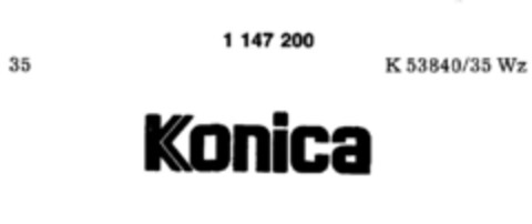 Konica Logo (DPMA, 12.01.1989)