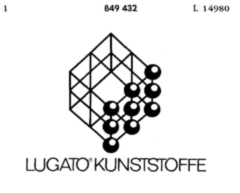 LUGATO KUNSTSTOFFE Logo (DPMA, 21.06.1967)
