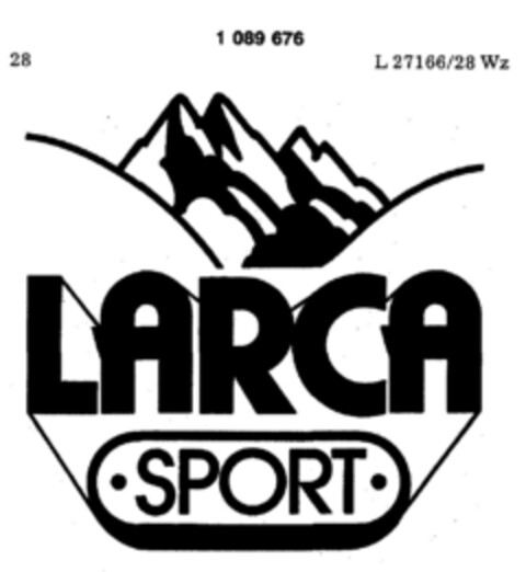 LARCA SPORT Logo (DPMA, 03/01/1984)