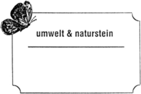 umwelt & naturstein Logo (DPMA, 13.10.1993)