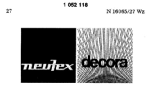 neutex decora Logo (DPMA, 23.11.1978)